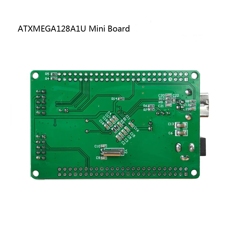 ATMEL ATxmega128A1U мини плата 12 бит ADC DAC 8UART USB устройство JTAG PDI загрузчик предварительно
