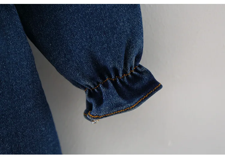 Осень Новорожденных Девочек Одежда Детей Кролик Джинсы Пальто Куртки Принцесса