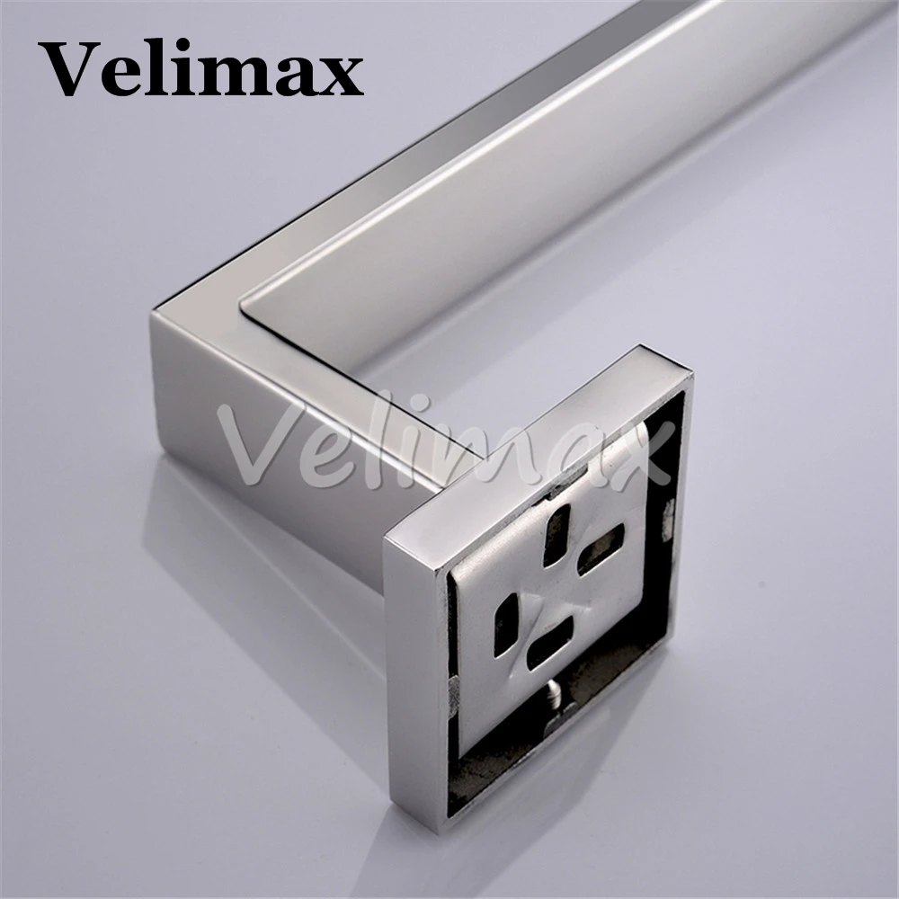 Velimax SUS304 Нержавеющая сталь Полотенца бар один Бар Современный направляющей для
