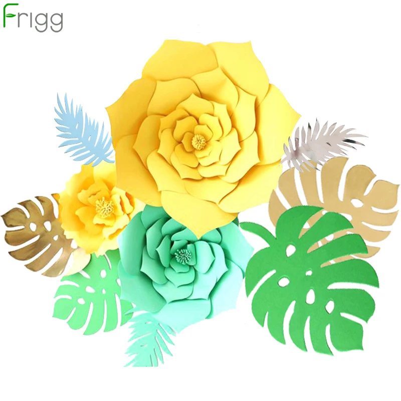 Бумажный цветок FRIGG 20/30/40 см свадебное украшение для свадьбы деревенский