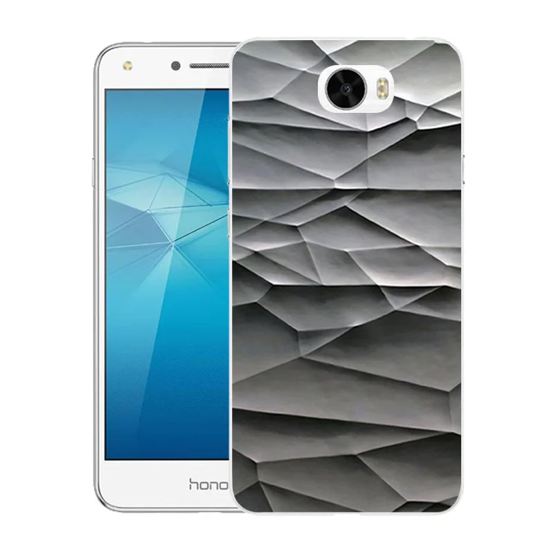 Мягкий чехол-накладка для Huawei Y5II / Y5 II 2 квадратный силиконовый чехол с принтом ii