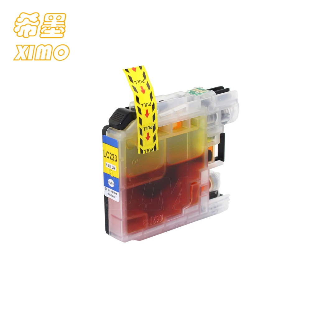 XIMO 4 шт. чернильный картридж LC223 LC221 BK C M Y для Brother MFC-J5625DW MFC-J5720DW принтера и т. д.