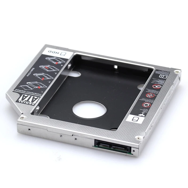 En Labs 2 5 дюймов SATA 2nd HDD/SSD жесткий диск к caddy лоток для 12 7 мм ноутбука универсальный