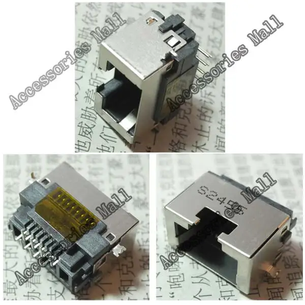 1 10 шт. разъем RJ45 для ноутбука сетевые интерфейсные карты порт Ethernet LAN DELL 15R 5520 7520 5525