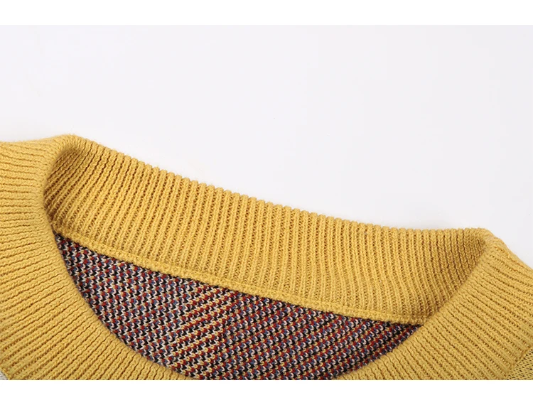 Fashion Original Design Spring Ladies Pullover Sweaters Thick Warm Female Playful Knitted Jumper Tops Loose High Quality Letters | Женская