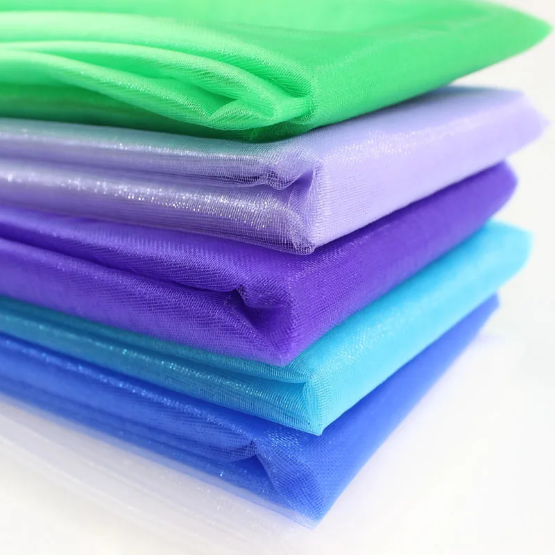 Свадебное украшение 75 см широкое прозрачное зеркало органза ткань тюль рулон