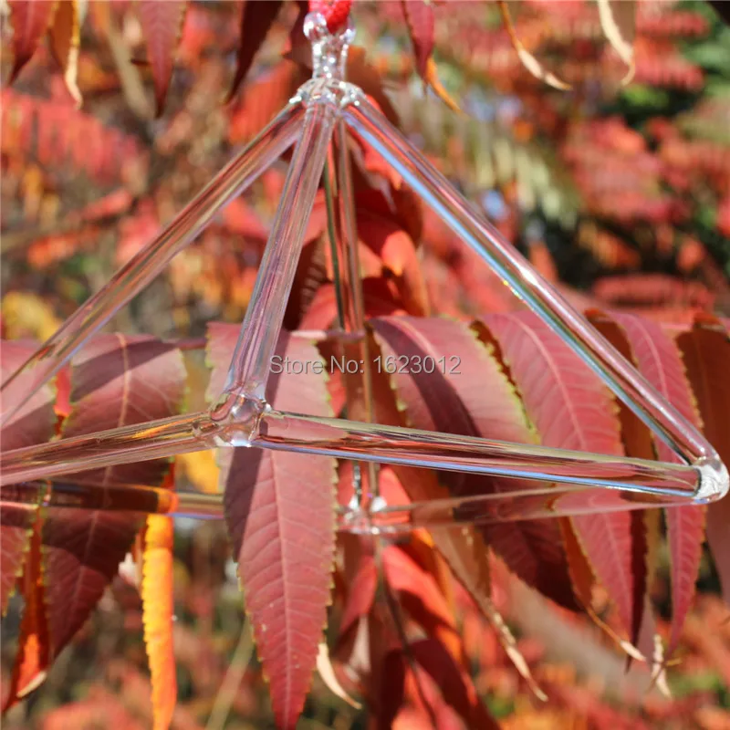 Магнитная Пирамида 6 дюймов из натурального кристалла для звуковой лечебной