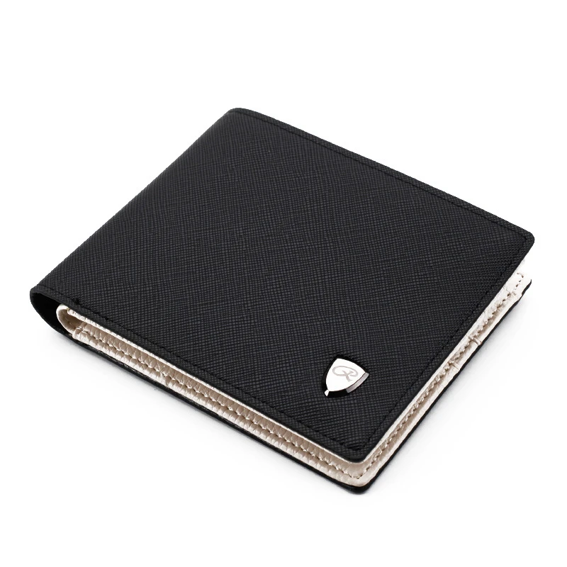 

Fashion Short Men's Wallet PU Leather Card Holder Purse Pure Color Contracted Men Wallet Case