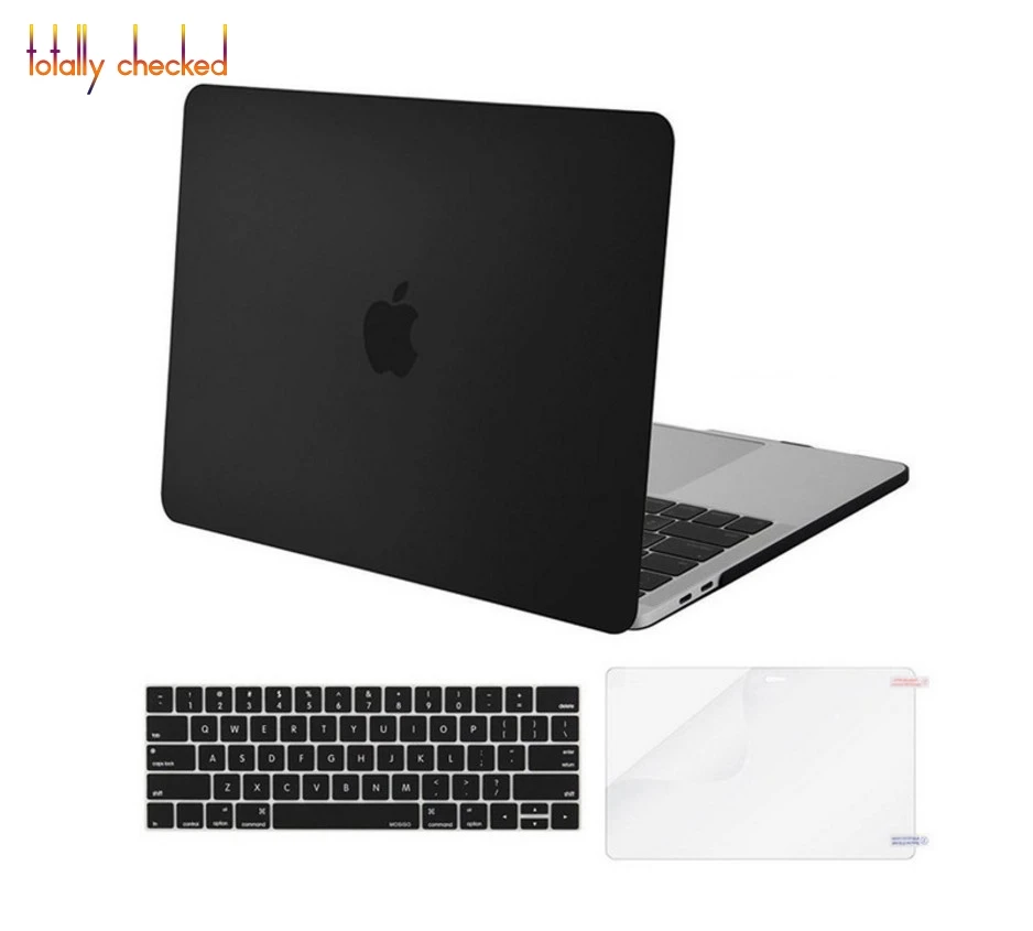 3 в 1 прозрачный матовый чехол New Pro 13 A1989/A1708/A1706 Touch Bar 2016 2018 пластиковый жесткий для
