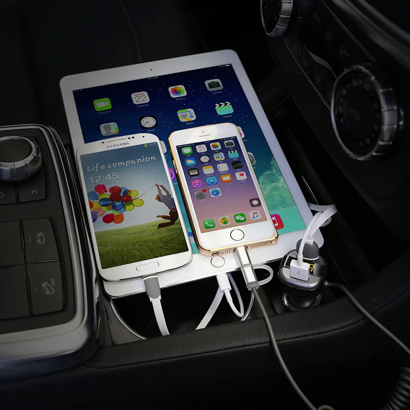 Автомобильное зарядное устройство CHEERYMOON вольтметр двойной USB Интеллектуальный