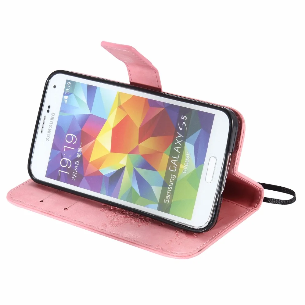 Чехлы для телефонов ARYIKUM Samsung Galaxy S5 G900 G900F SM-G900F кожаный бумажник откидная
