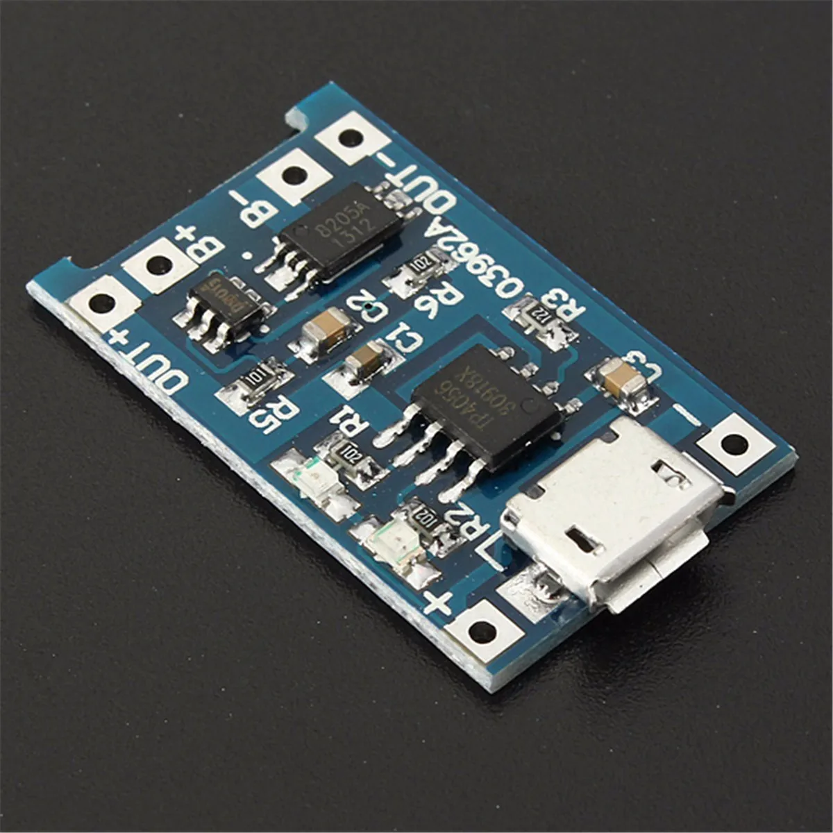 1 шт. зарядная плата для литиевой батареи 5 В А Micro USB 18650 модуль зарядного