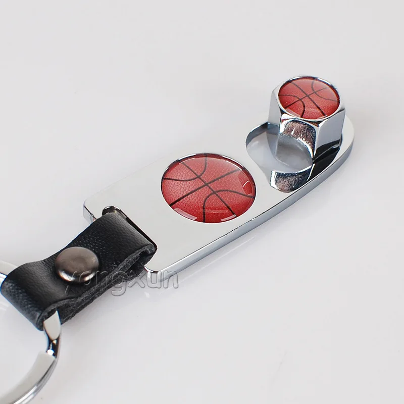 4 шт. колпачки для колес баскетбольного автомобиля клапанов кожаная пряжка