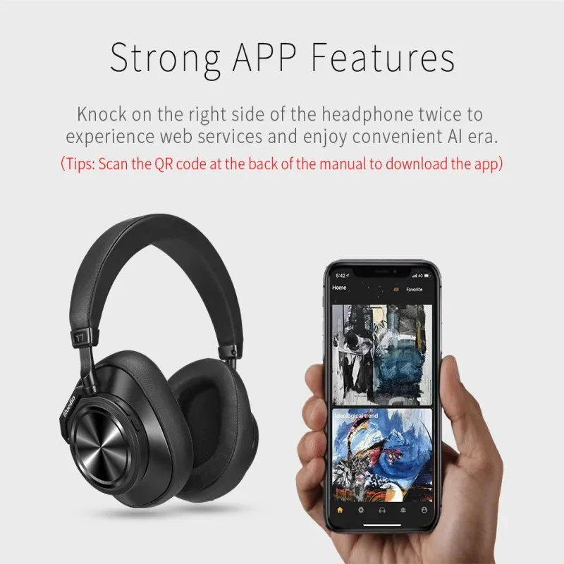 Bluedio T7 Bluetooth наушники Беспроводной опеределяемый пользователем система