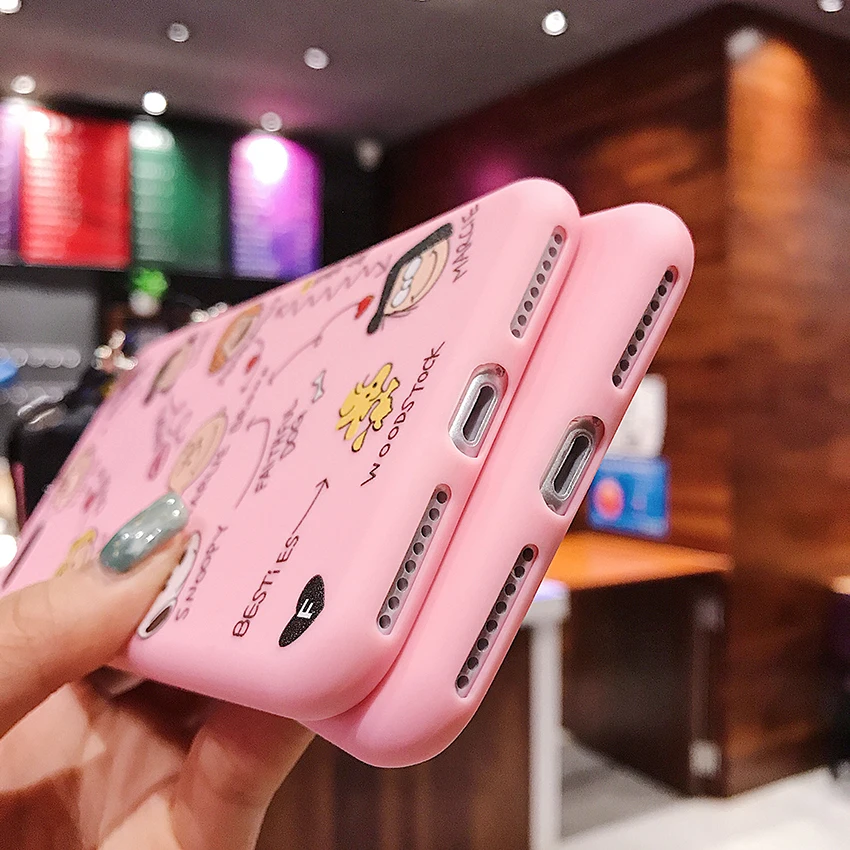 Чехол IToncs для телефона IPhone XS MAX X XR милая собака мультяшная силиконовая ТПУ чехол 6