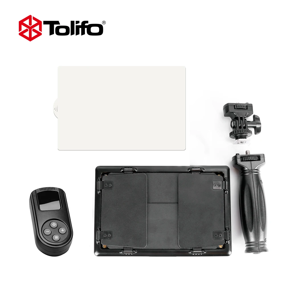 Tolifo Pt-308B II 20 Вт 308 светодиодный s Bi-color 3200 K-5600 K светодиодный видео светильник Панель с светодиодный Дисплей 2,4G Беспроводной дистанционного Управление для цифровых зеркальных фотокамер