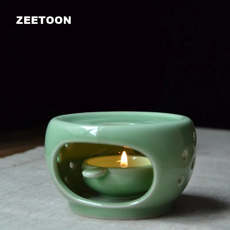 Longquan Celadon теплая чайная плита нагревательная основа для свечи подогрев кофе