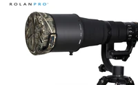 rolanpro dslr lens cap camouflage jacket short telephoto lens guns clothing for sigma tamron canon nikon 300400500600800mm