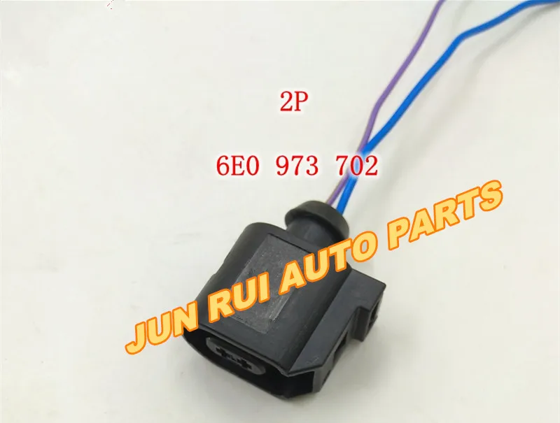 

2 Pin/Way Auto ABS Sensor Connector Plug For FAW VW Magotan CC Tiguan Sagitar Audi Q7 Porsche Cayenne 6E0973702