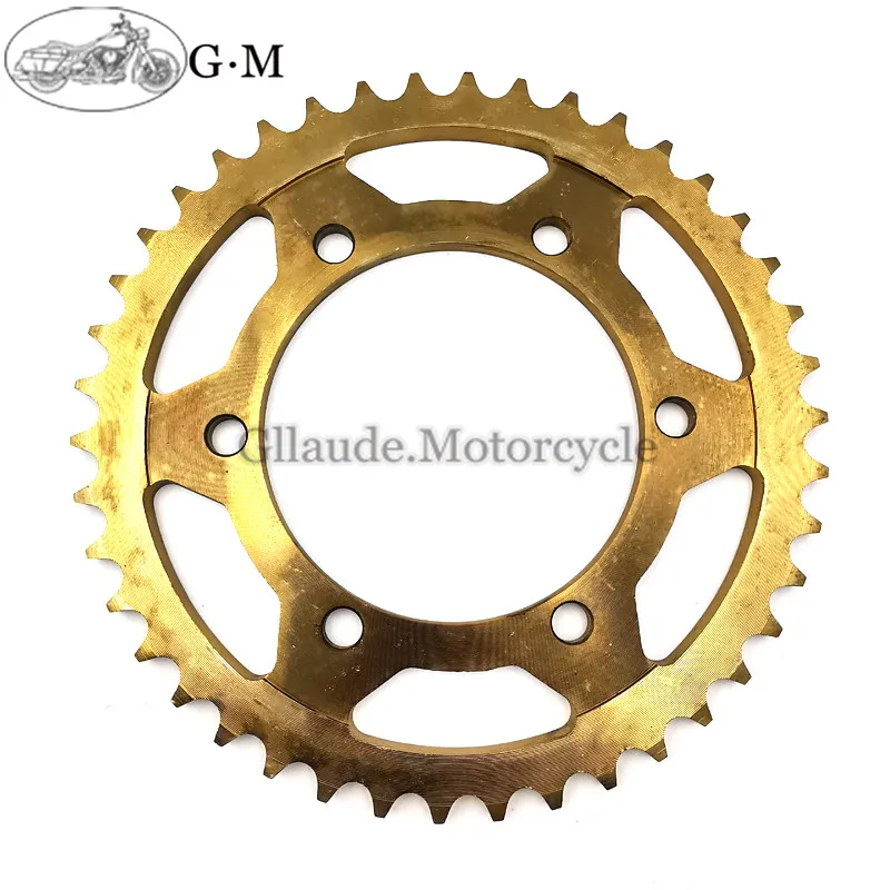 Rear Chian Sprocket 530 цепная Передняя и задняя Звездочка передач 17 и 42 зубьев для YAMAHA XJR1300 XJR 1300 2004- MT-01 2005-2011 - Цвет: Rear Chian Sprocket