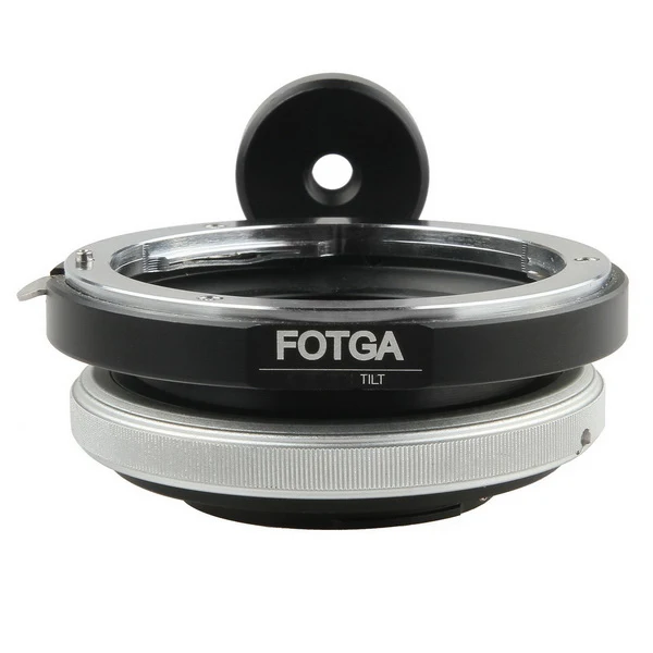fotga anel adaptador de lente de inclinacao para canon eos ef mount para micro 4