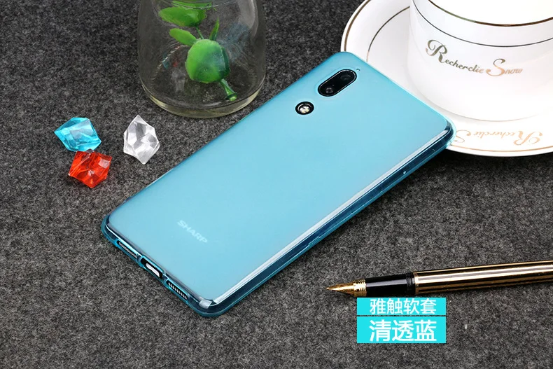 GR olamexy TPU Пудинг чехол чехол для телефона для Sharp Aqous S2 FS8008 FS8010 FS8016 силиконовый чехол для мобильных телефонов