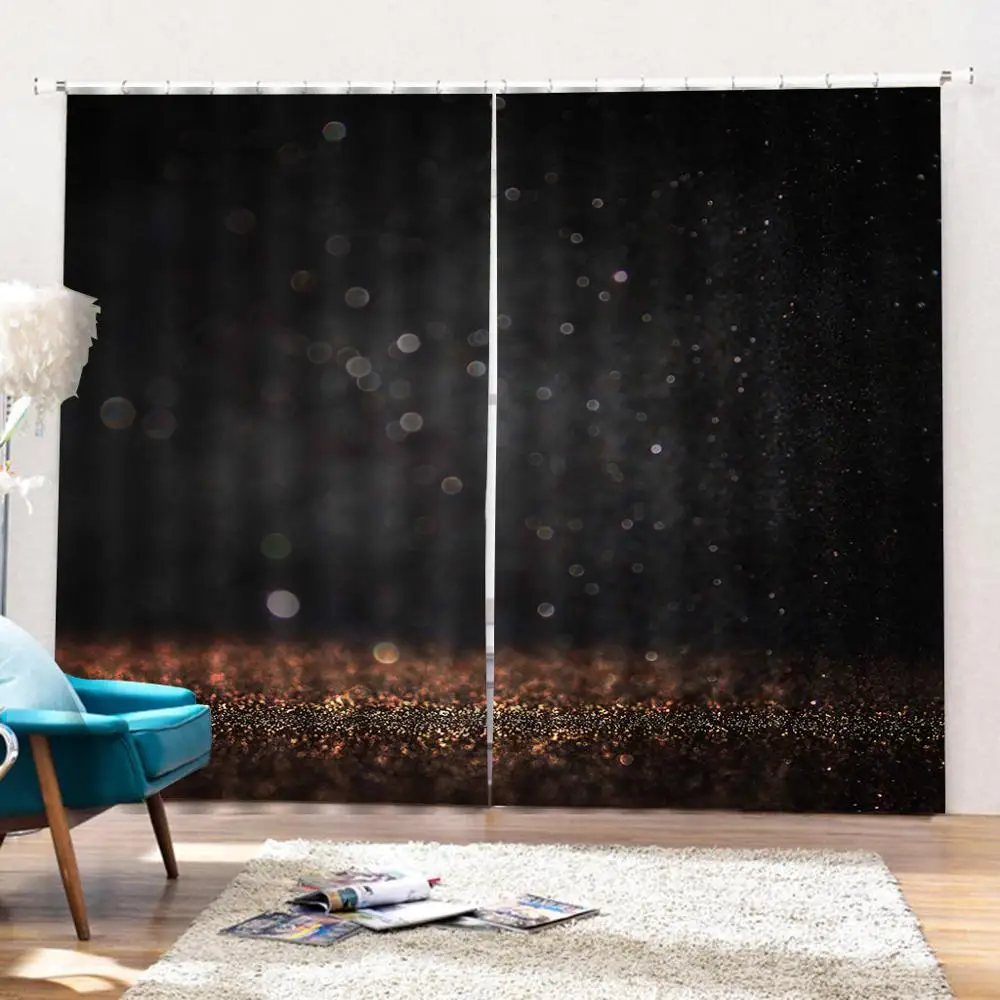 Роскошные затемняющие 3D оконные шторы по индивидуальному размеру для гостиной