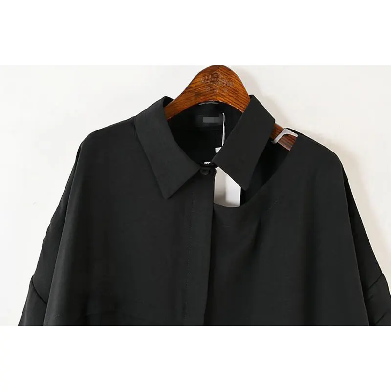 XITAO Воротник выдалбливают женское сексуальное платье Лето короткий рукав