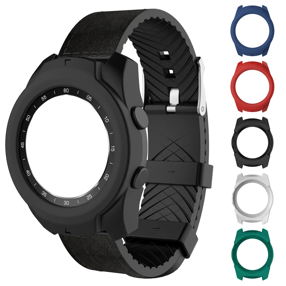 Защитный чехол Hangrui для умных часов Ticwatch Pro чехлы с полным покрытием силиконовый