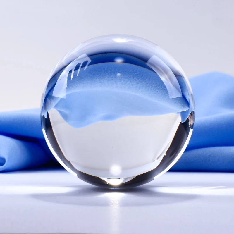 60 мм прозрачный стеклянный шар кварцевый кристалл сфера миниатюрный для