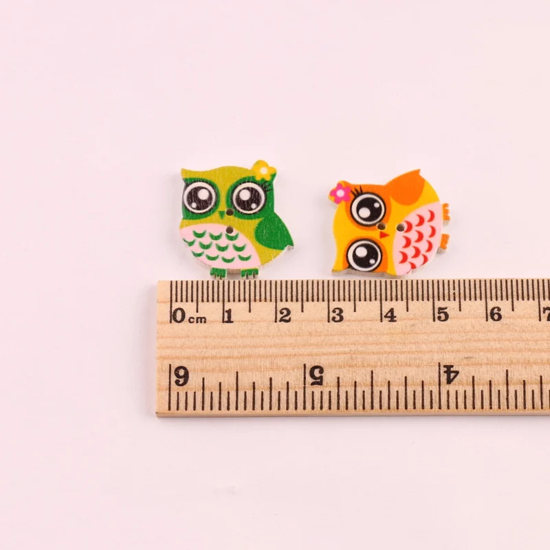 100 шт. деревянные пуговицы в виде птиц и совы 21 х24 мм|accessories for sewing|animal buttonsbutton wood 100pcs