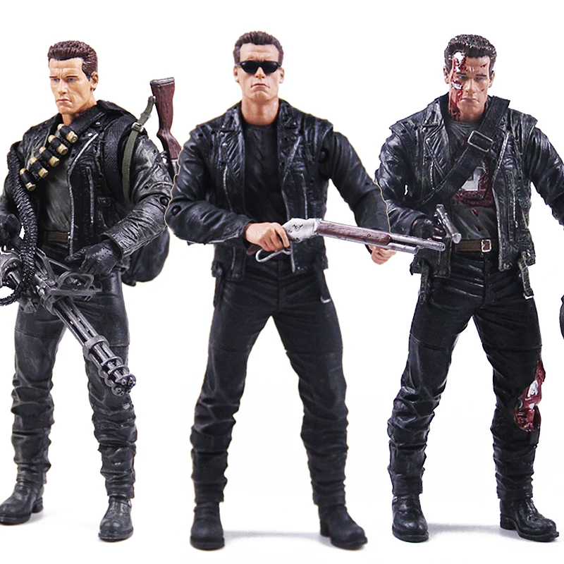 Экшн фигурка Terminator 2 T 800 Endskeleton масштаб 1/8 окрашенная Pescadero Escape & больница из ПВХ|action