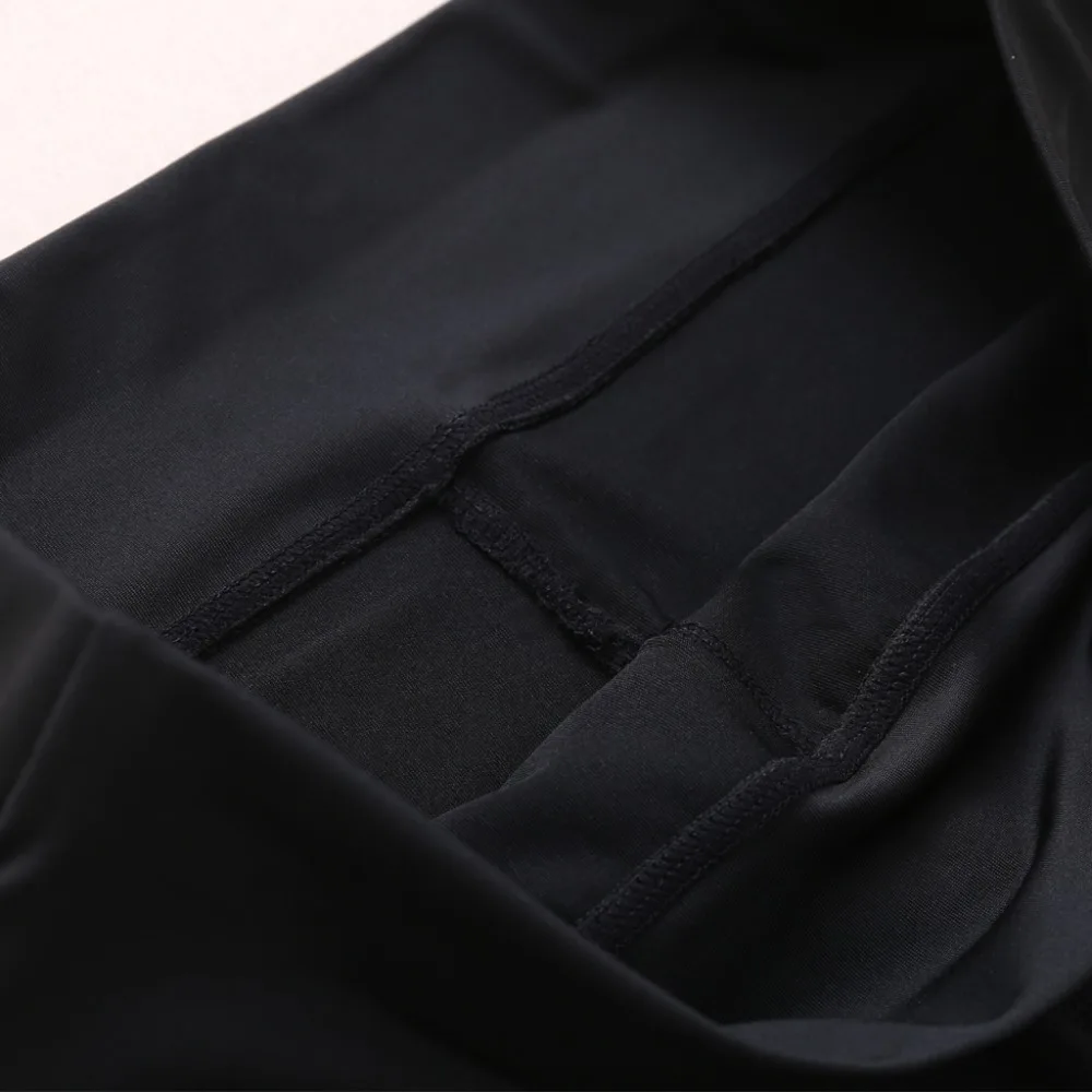 KLV S-XL женские черные леггинсы для тренировок фитнес сетка полиэстер брюки