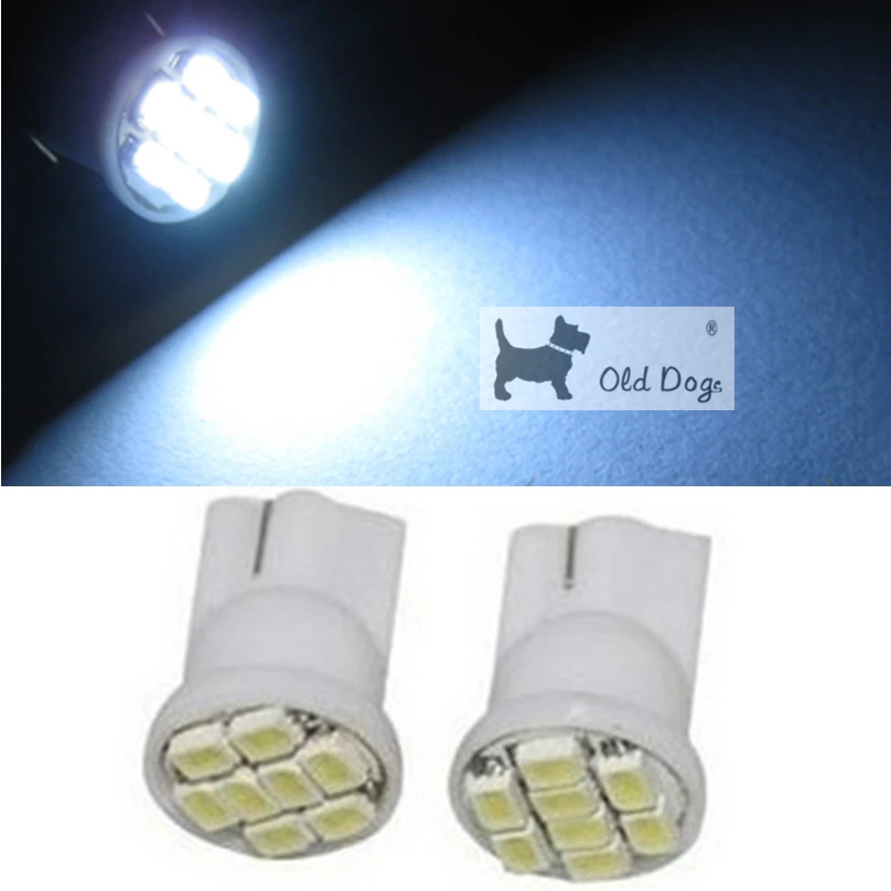 Автомобильный мигающий 100 шт. рекламный светодиод T10 8 smd 1206 светодиодов 8SMD