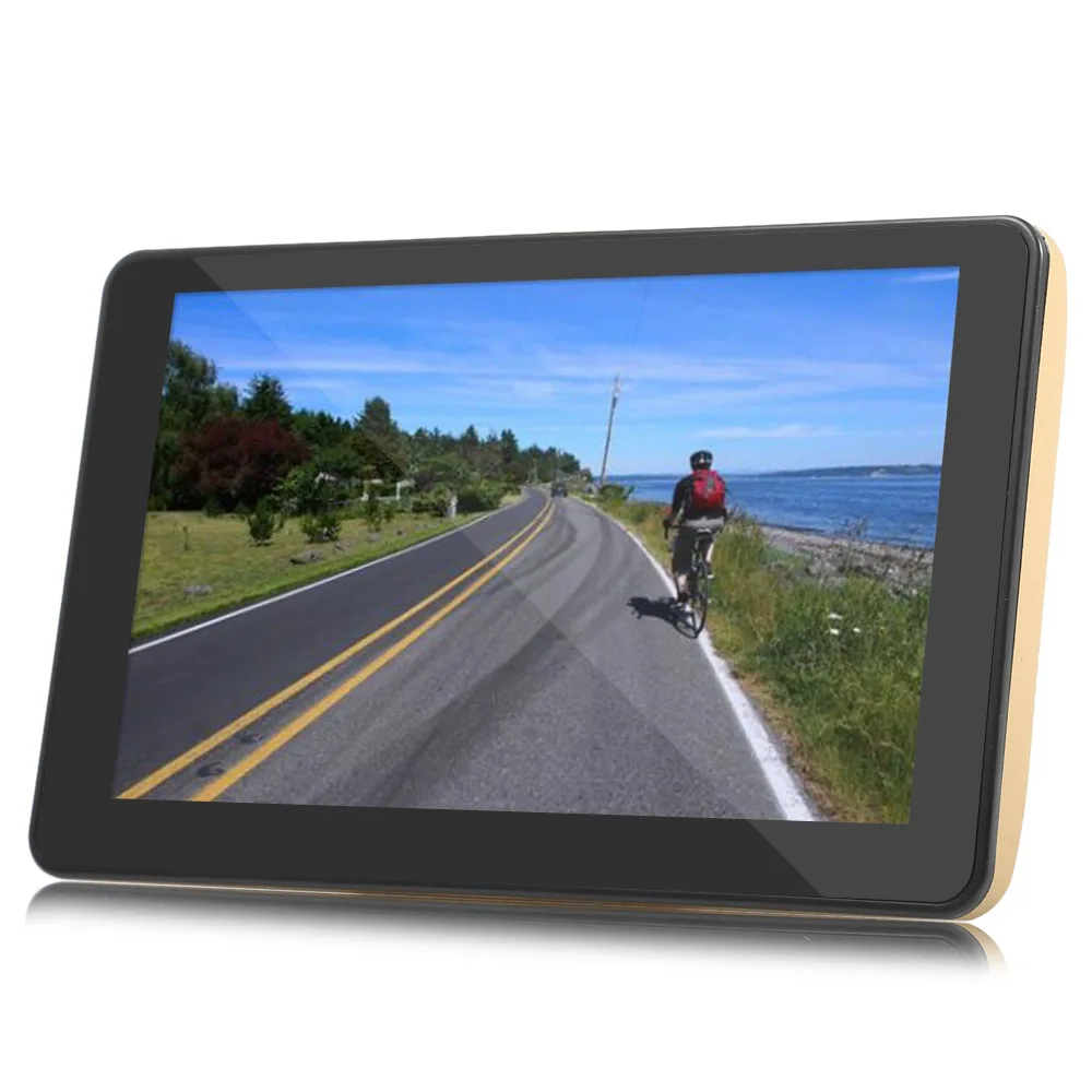 7 дюймов Android 4 автомобильный планшет gps 170 градусов 1080 P DVR рекордер WiFi/fm передатчик
