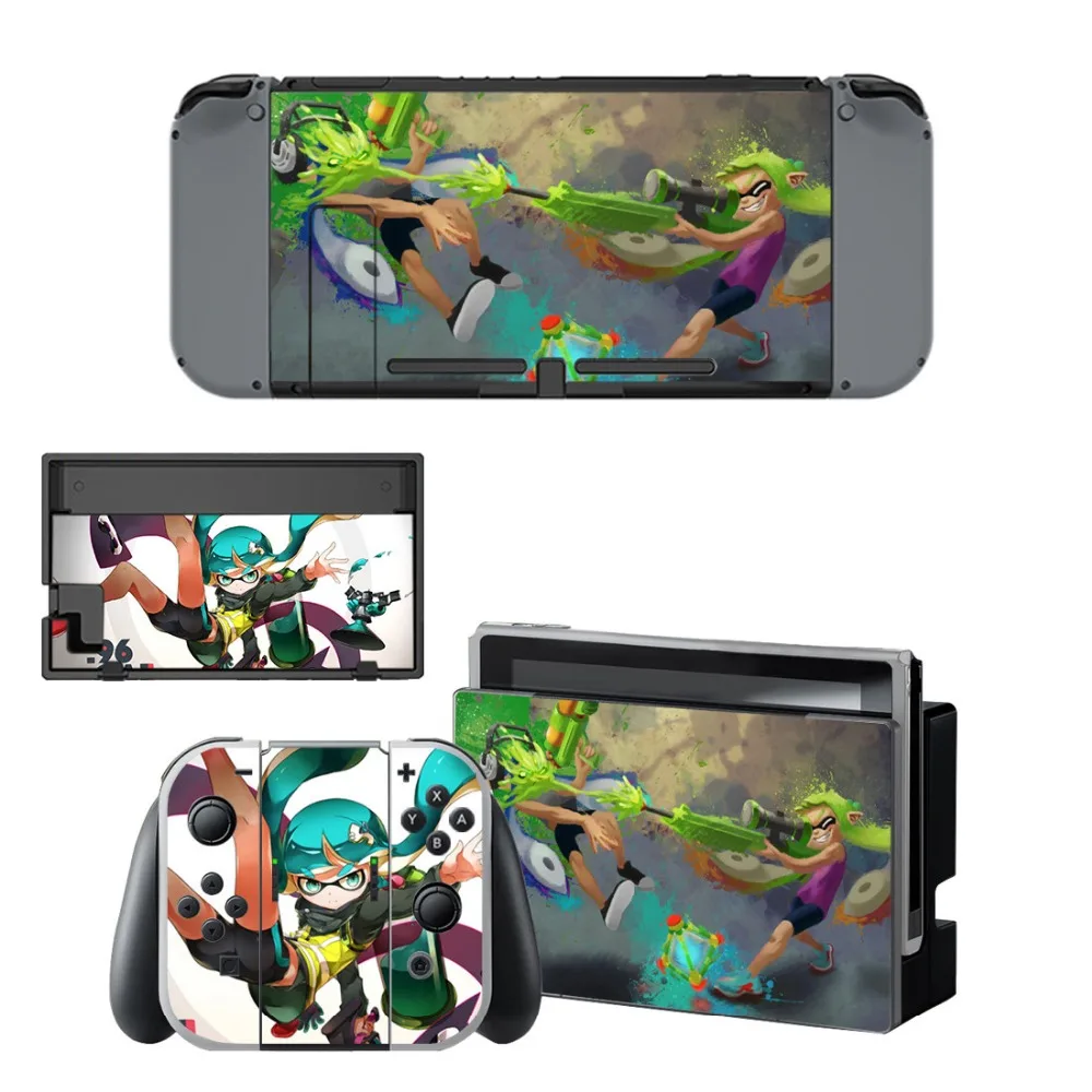 Лидер продаж наклейка для игр Splatoon 2 контроллера консоли Nintendo Switch популярные