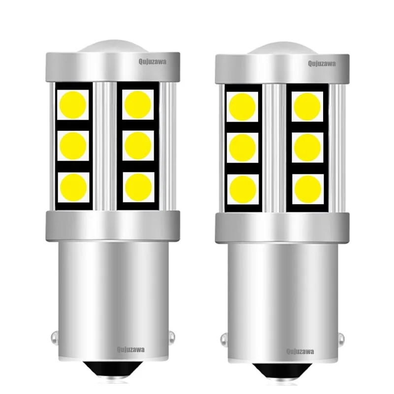 2 шт. 1156 P21W BA15S 7506 R5W R10W 15 SMD 3030 светодиодный автомобильный резервный фонарь для