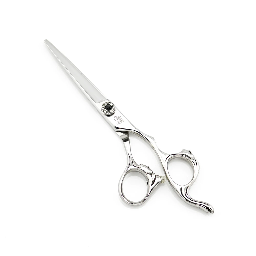 Набор ножниц для волос Парикмахерские ножницы 6 дюймов ручка резьбы богини черно