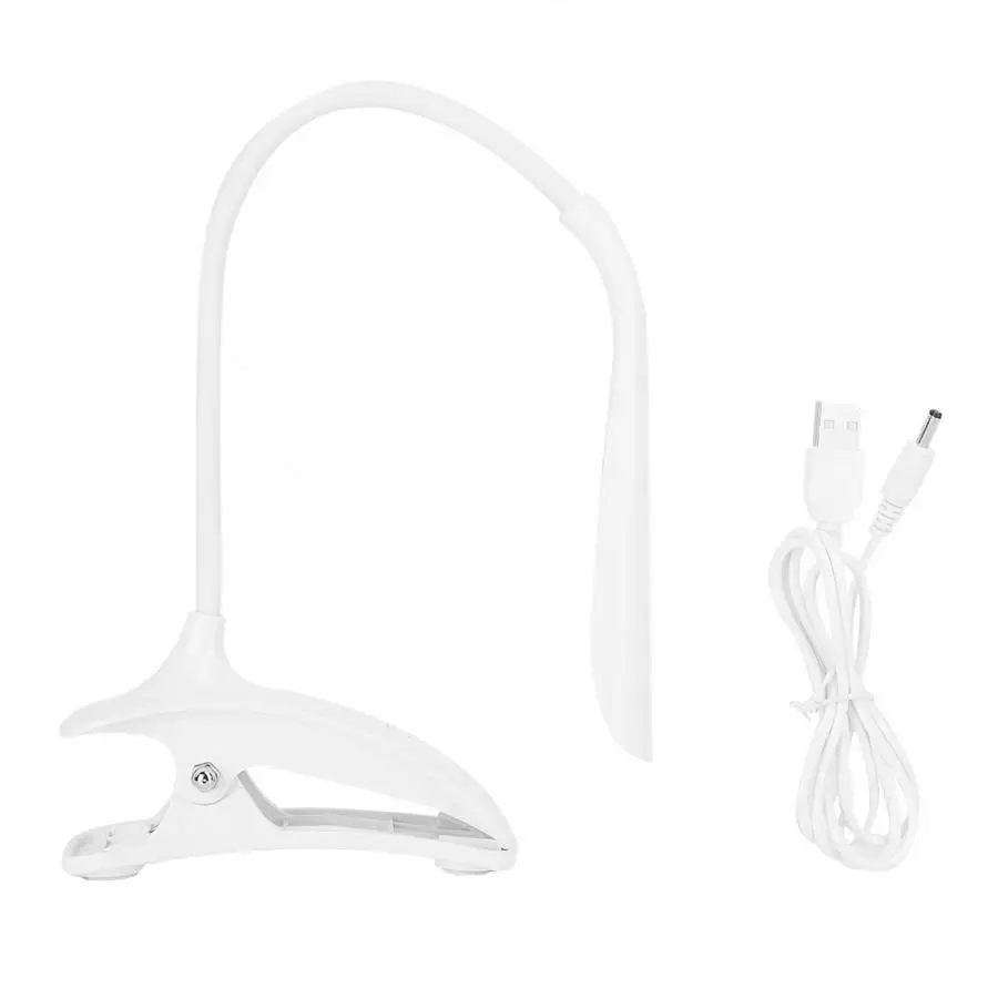 USB Touch Switch Desk Lamp with Clip Nail Art Light Dimmer LED Tattoo Table | Красота и здоровье