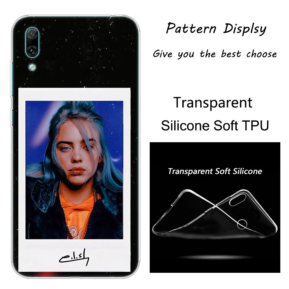 011 Горячая Billie Eilish Мягкий силиконовый чехол для телефона huawei mate 10 20 Lite Pro Enjoy 9S Y9 Y7 Y6 Y5 Pro Модный чехол - Цвет: 011