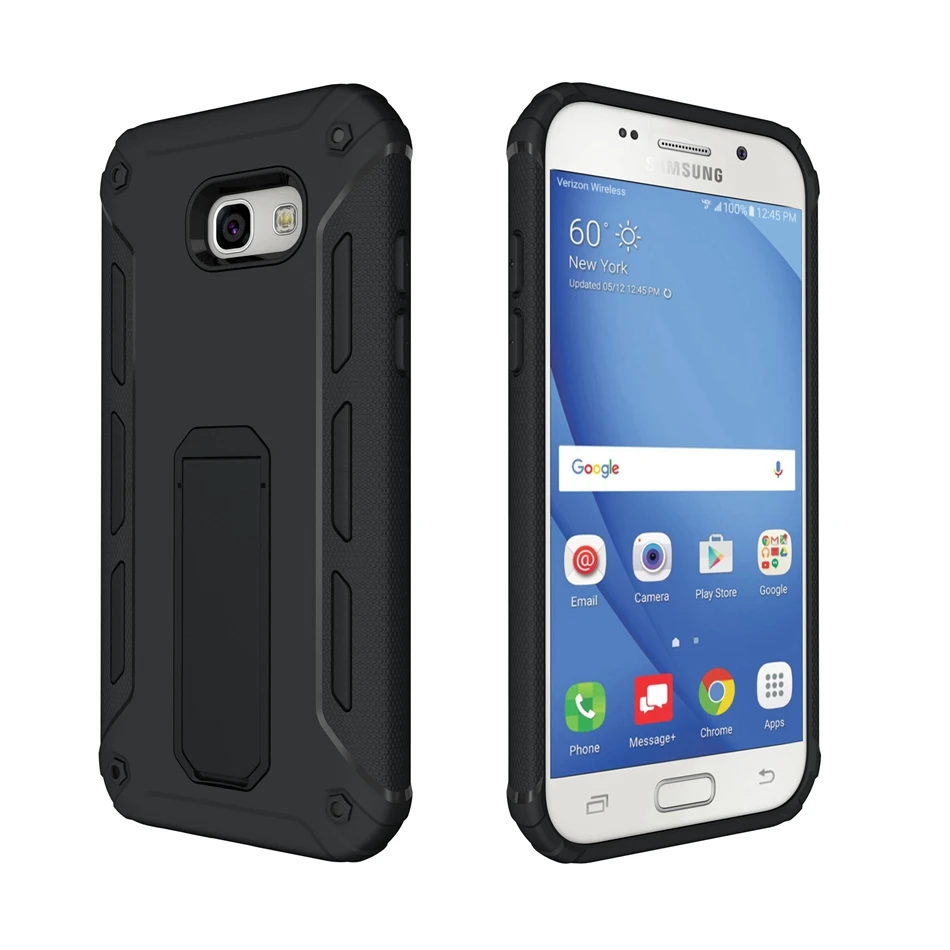 for Samsung Galaxy A5 2017 Case Luxury Shockproof Protect Hybrid Hard Rubber Impact Armor A520 Cover Stand |