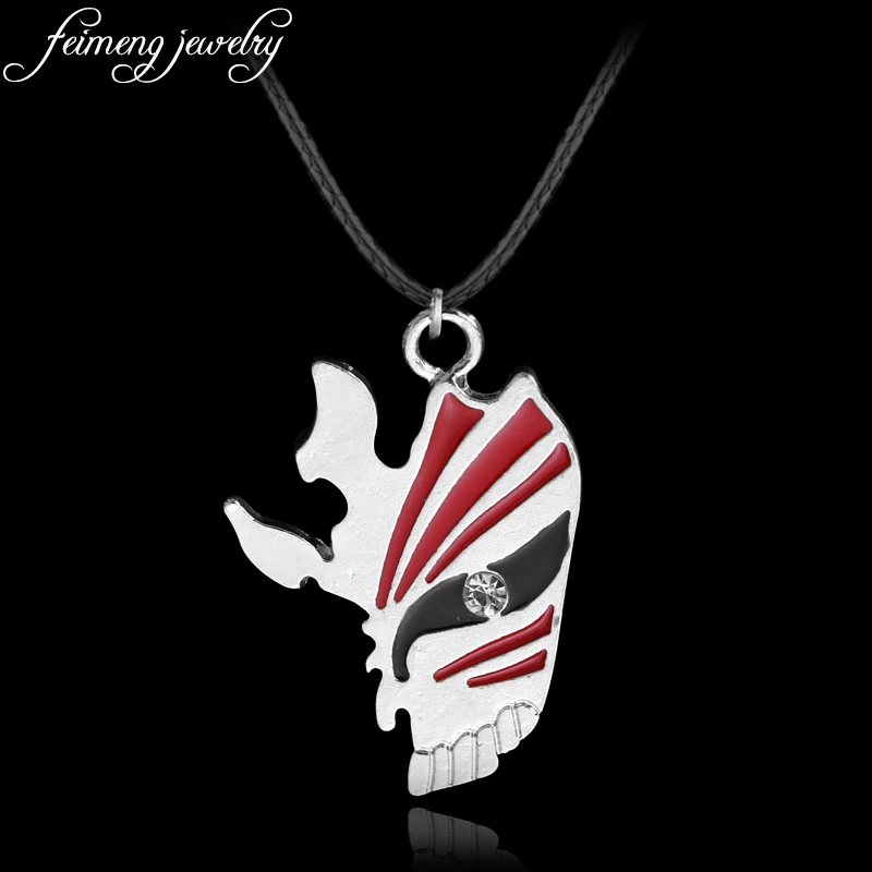 Feimeng ювелирные изделия ожерелье с отбеливателем Kurosaki ichigo подвеской маской Стразы