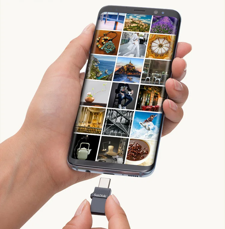 Sandisk Экстрим Тип C 128 Гб 64 оперативной памяти 32 встроенной двойной OTG USB флэш