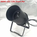300 Вт Холодный белый 7500k LED COB LED Par Light Zoom par light 5-50 градусов сценическое диско освещение Par 64 dmx сценическое освещение
