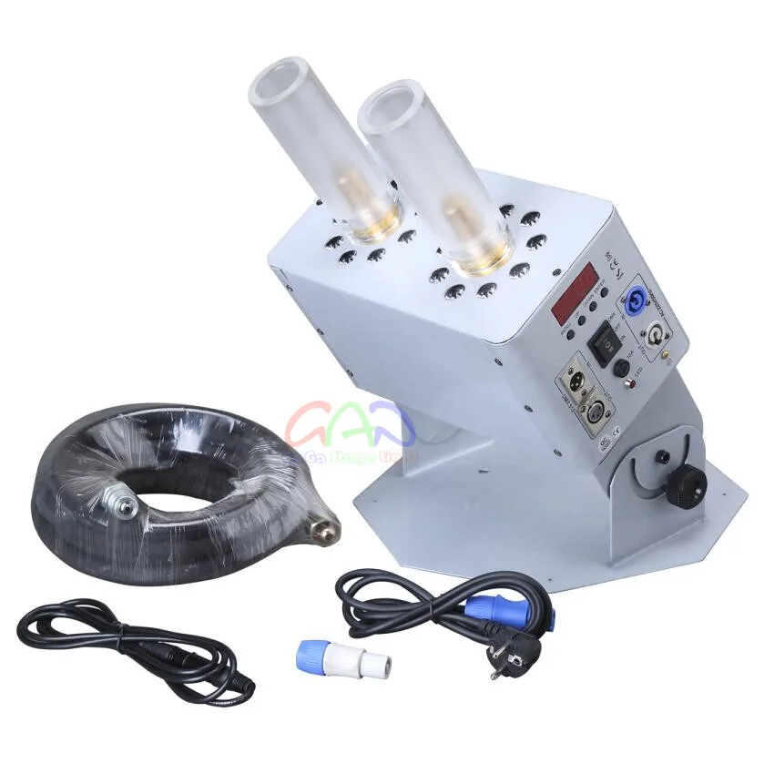 Двойная трубка 18X3W RGB 3 в 1 Светодиодная многоугольная СО2 струйная машина для