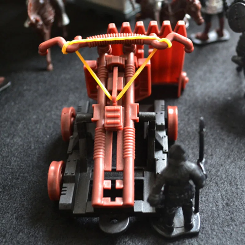 1 компл. катапульта замок средневековая игрушка солдатики аксессуары для