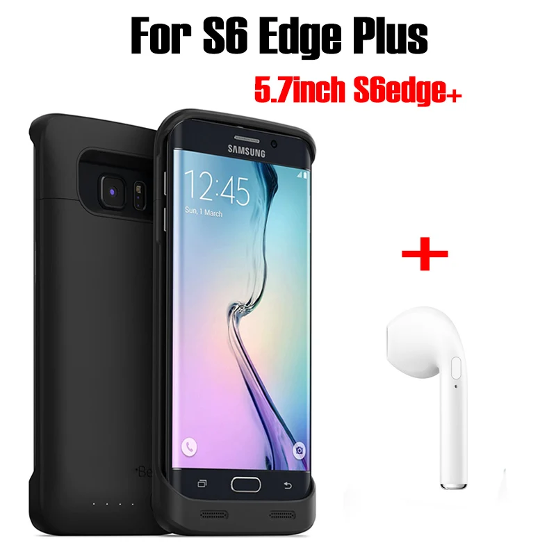 Для samsung S6 S6edge +/плюс 4200 мА/ч Батарея чехол внешний Мощность Bank пакет Зарядное