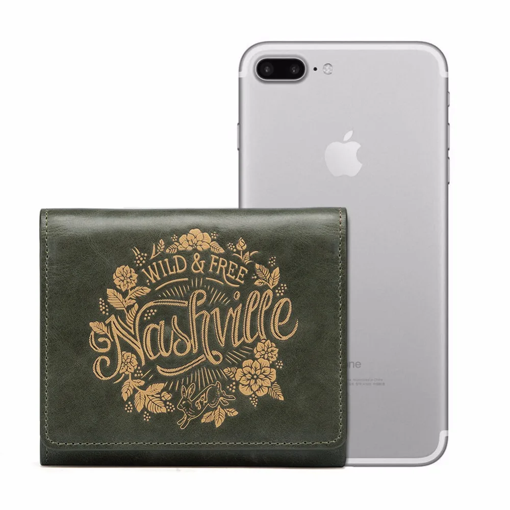 Женский кошелек teemzone из натуральной кожи с отделением для карт | Багаж и сумки