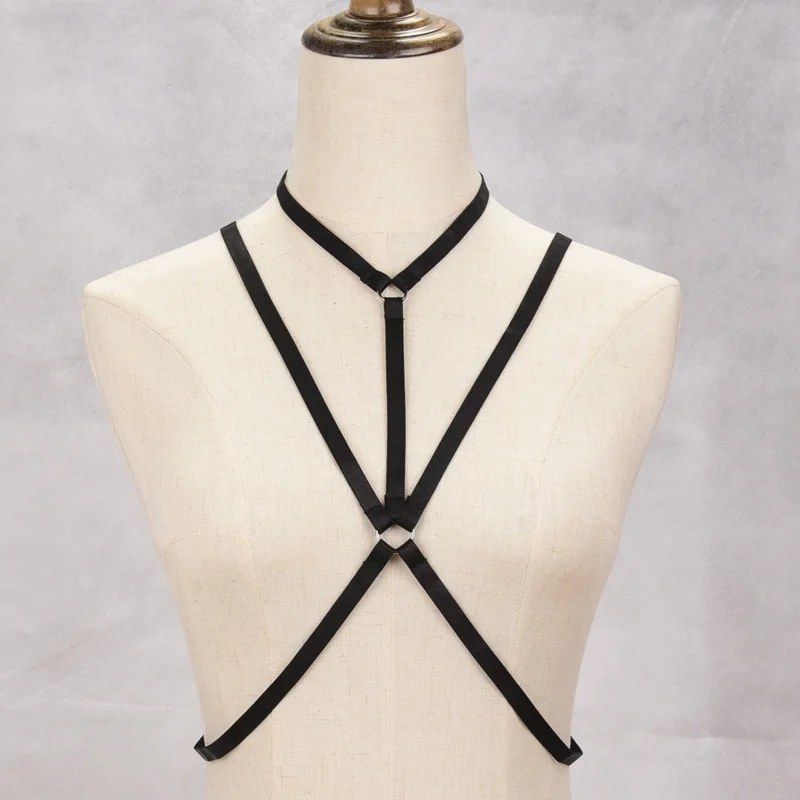 Портупея для тела Rave сексуальный бюстгальтер-клетка Готическая портупея