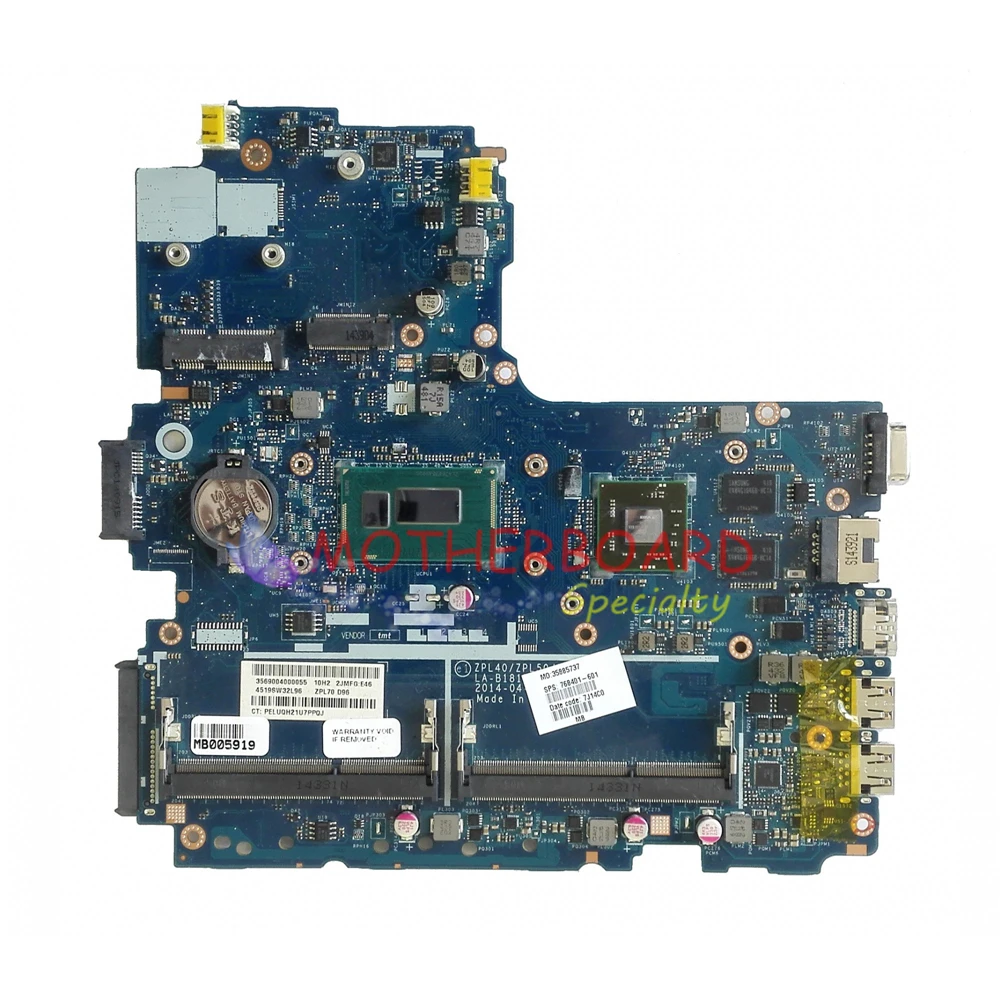 Vieruodis для HP 470 G2 материнская плата ноутбука с I7-4510U CPU LA-B181P 768401-601 768401-501 768401-001